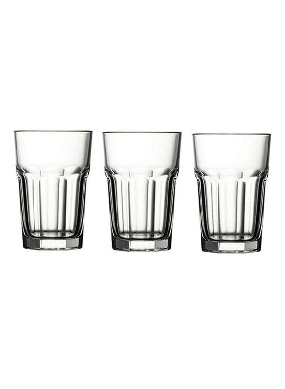 

Pasabahce 3 Piece 355ml Casablanca Tempered Short Glass Set, Clear