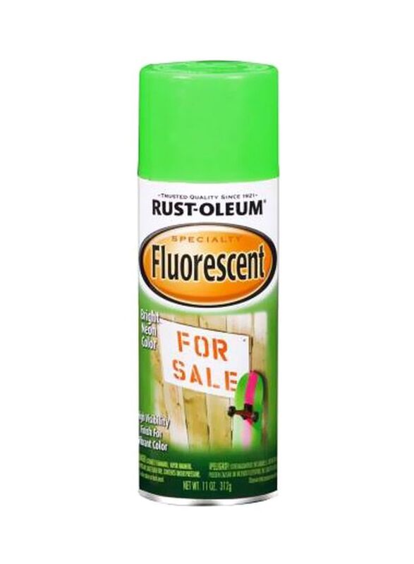 Rust-Oleum Fluorescent Paint Spray, 11Ounce, Green