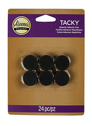 Aleene's 24-Piece Tacky Magnetic Adhesive Dots, Black
