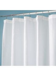 InterDesign Carlton Shower Curtain, White