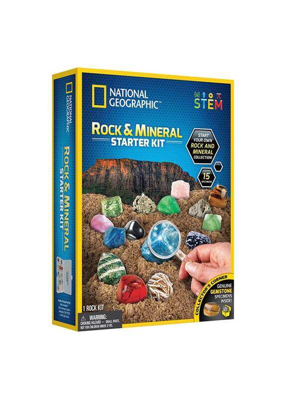 

National Geographic Rock + Mineral Starter Kit, Ages 3+