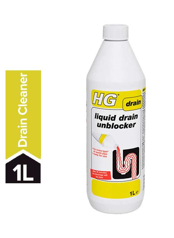 HG Liquid Drain Unblocker, 1 Liter
