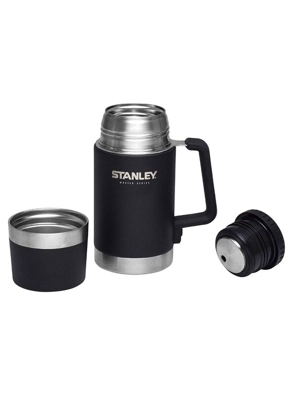 Stanley Master Vacuum Insulated Food Jar, 710ml, Black/Silver