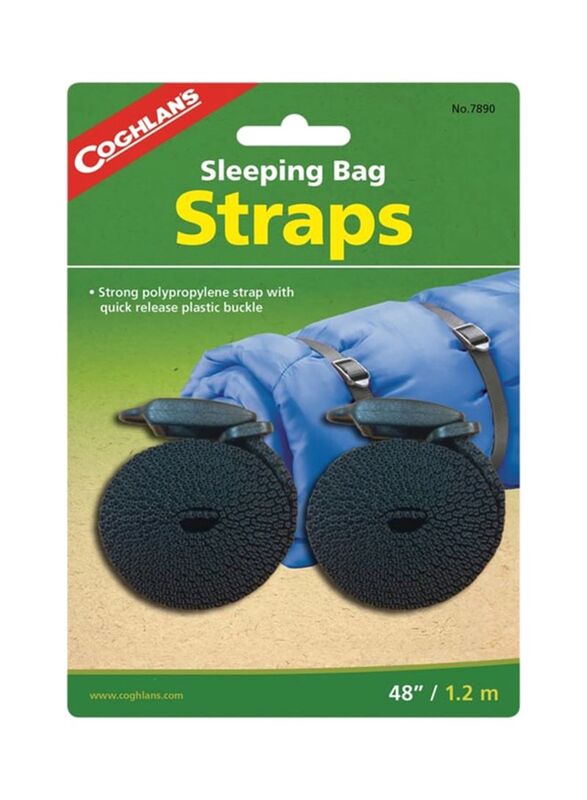 Coghlans Sleeping Bag Strap, Black