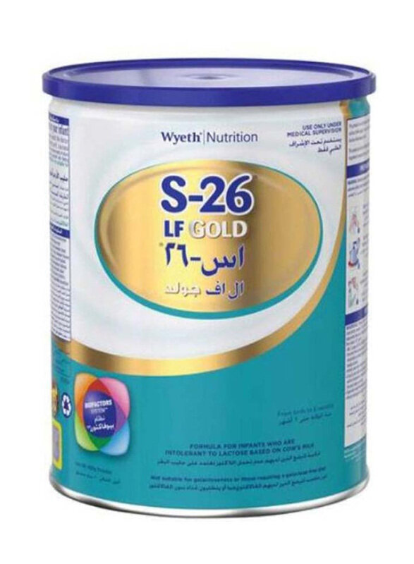 

Wyeth S-26 LF Gold Baby Formula, 400g