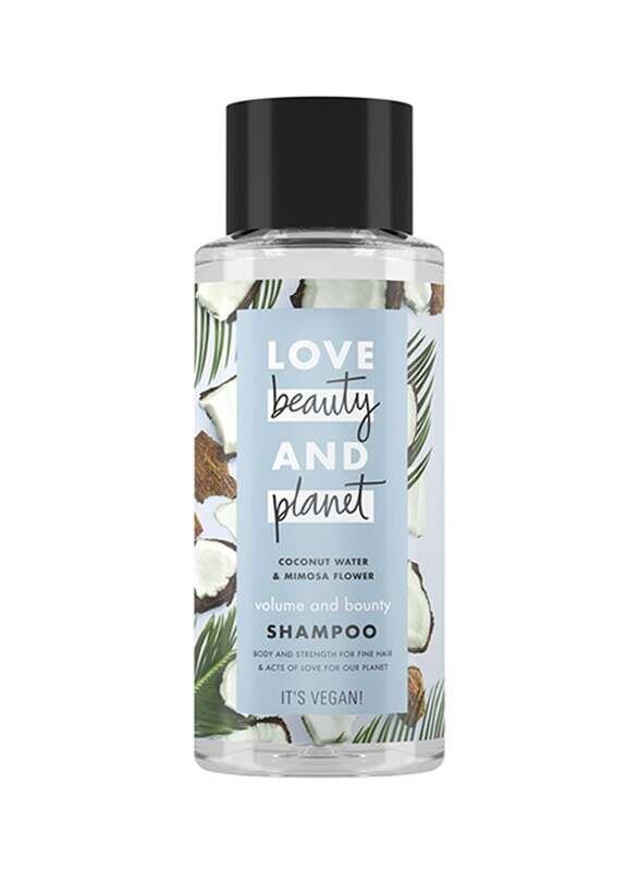 Love Beauty and Planet Coconut Water And Mimosa Flower Shampoo for All Hair Types, 400ml