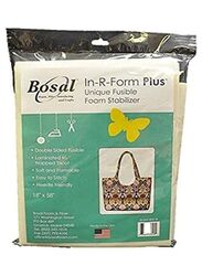Bosal In-R-Form Double Sided Fusible Foam Stabilizer, 18 x 58 inch, White