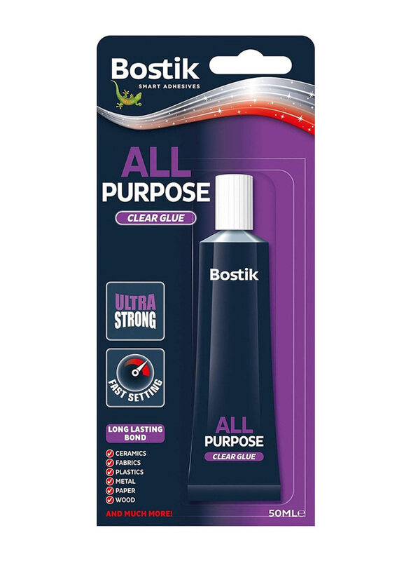 

Bostik 50ml All Purpose Glue, Clear