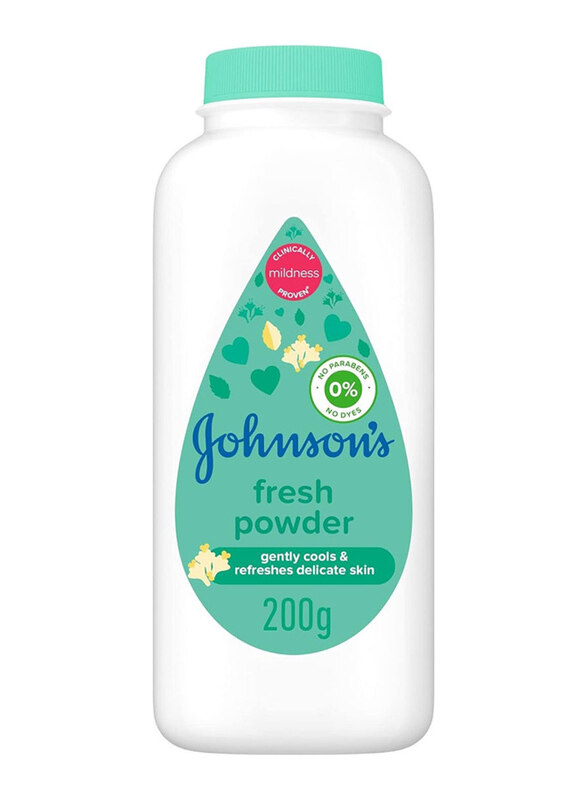 

Johnson's 200gm Baby Fresh Powder, Teal