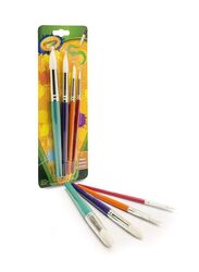 Crayola 4-Piece Paint Brush Set, Multicolour