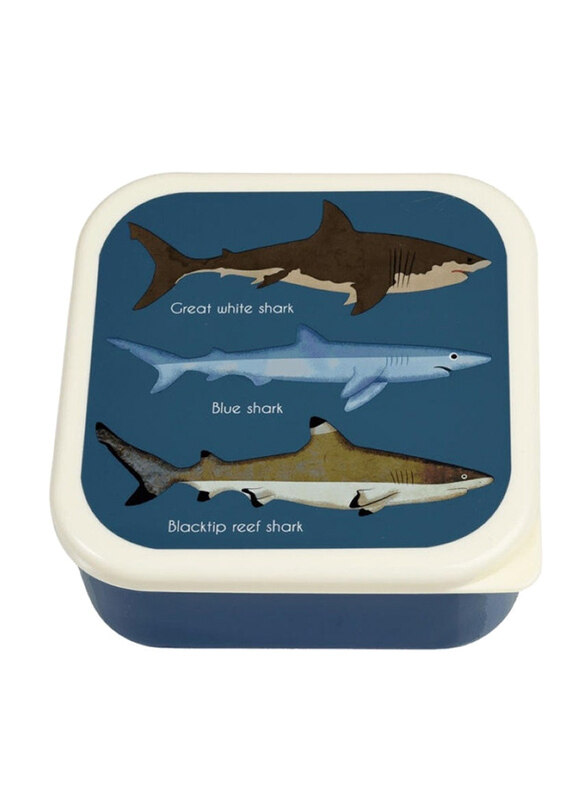 

Rex London Wild Wonders Lunch Box With Tray, Blue