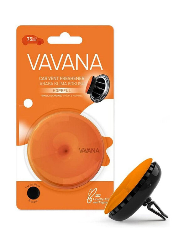 

Vavana Paper Car Vent Freshener Hopeful, Orange