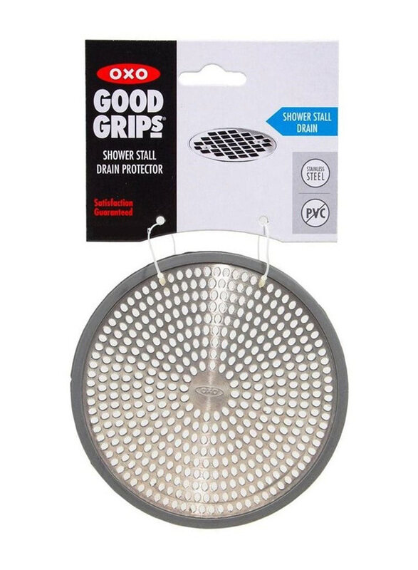 

Oxo Good Grips Shower Stall Drain Protector, Silver