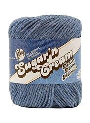 Lily Sugar'n Cream The Original Yarn, 120 Yards, Blue Jeans