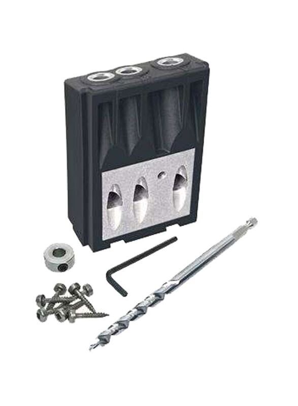 Kreg Jig Micro Drill Kit, KJMICRODGB-EUR, Black/Silver