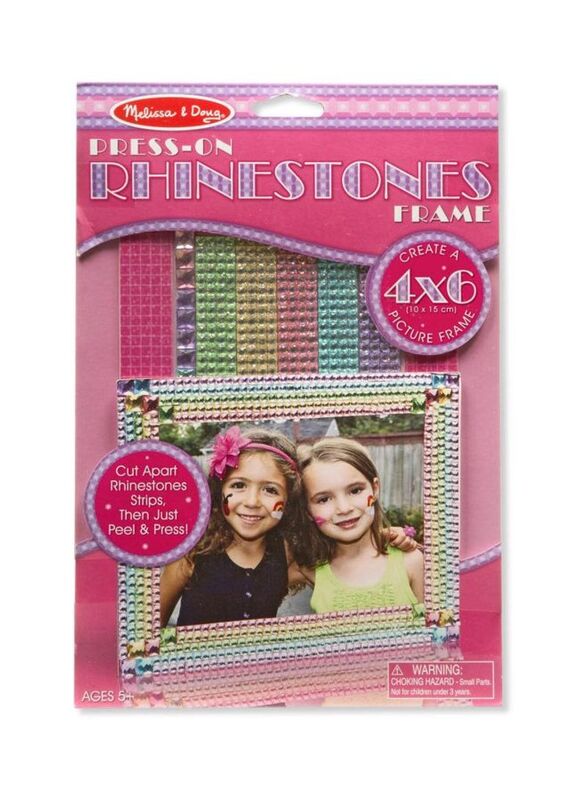 Melissa & Doug Melissa and Doug Press-On Jewels Rhinestone Picture Frame, Ages 5+