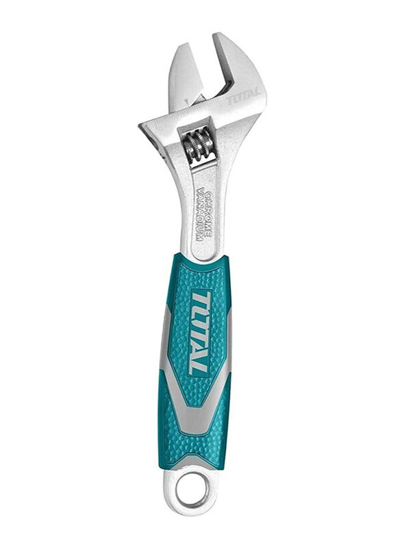 

Total 8 Inch Adjustable Wrench, THT-101086, Blue