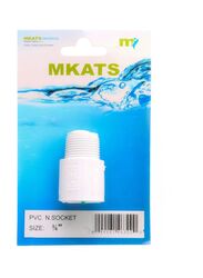 Mkats PVC N. Socket, White
