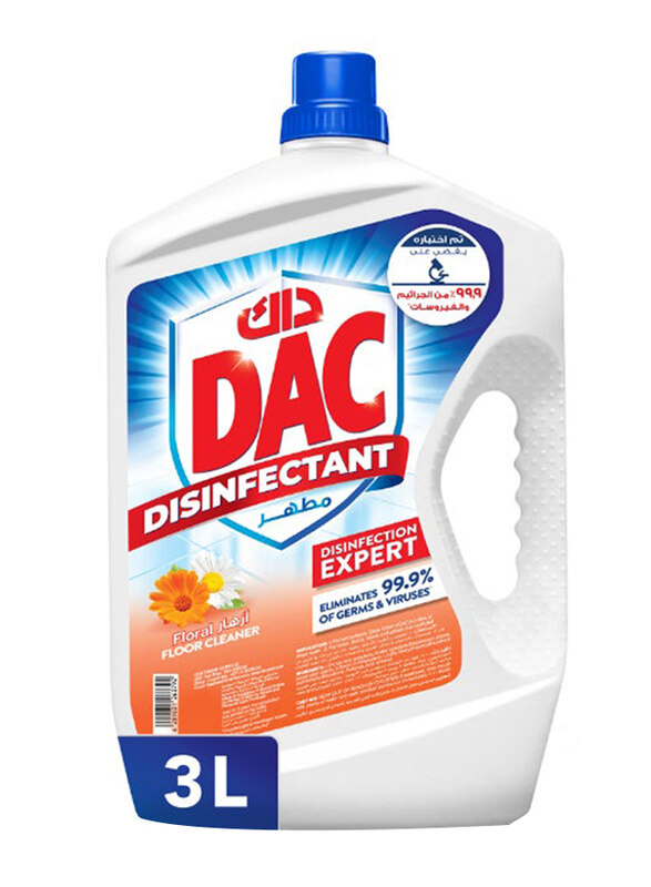 

DAC Disinfectant with Total Protection Floral, 3 Liters