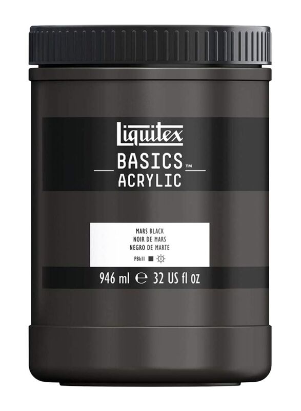 Liquitex Basics Acrylic Paint, 946ml, Black