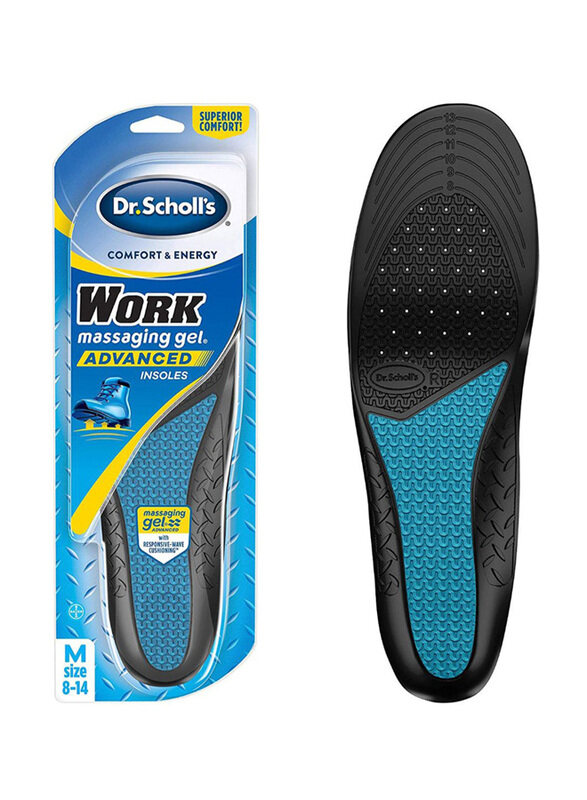 

Dr. Scholl's Work Massaging Gel Advance Insoles, One Size