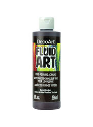 Deco Art Fluid Art Ready-To-Pour Acrylic Paint, 236ml, Burnt Umber