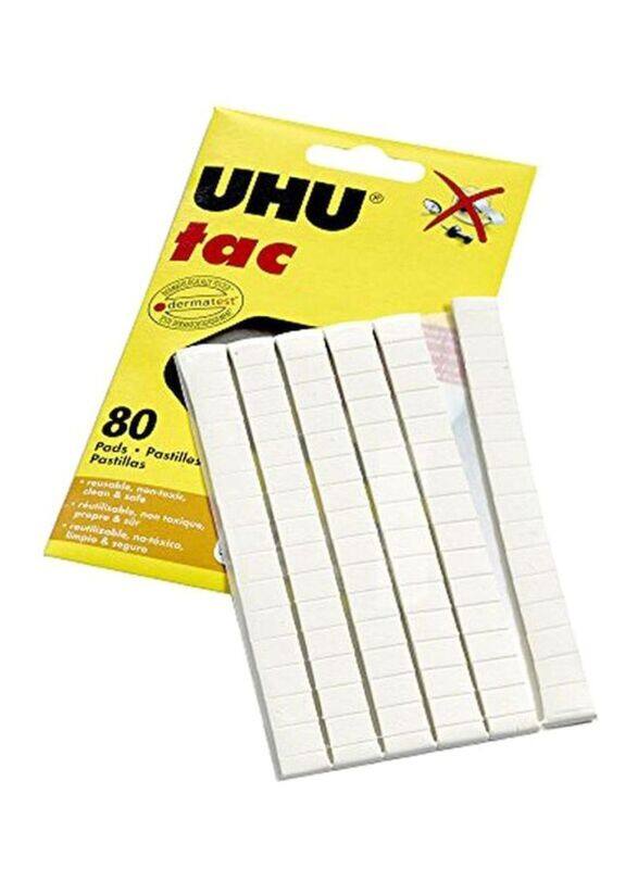 

UHU Glue Pad, 80 Piece, White