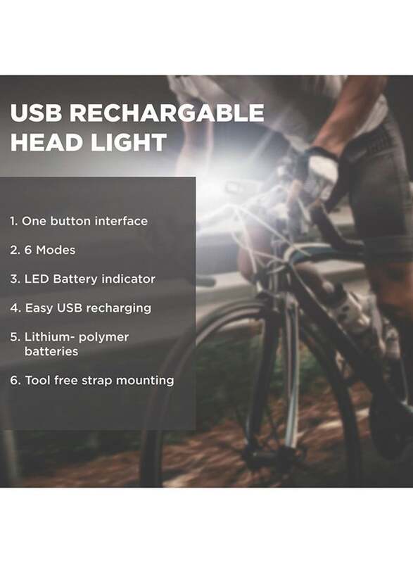 Spartan Bicycle Headlight, Black