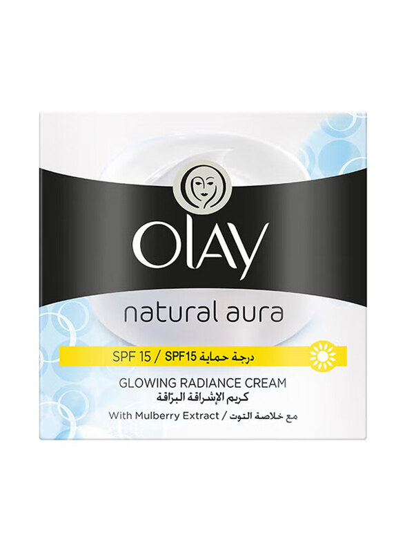 

Olay SPF15 Natural Aura Glowing Radiance Day Cream, 100gm