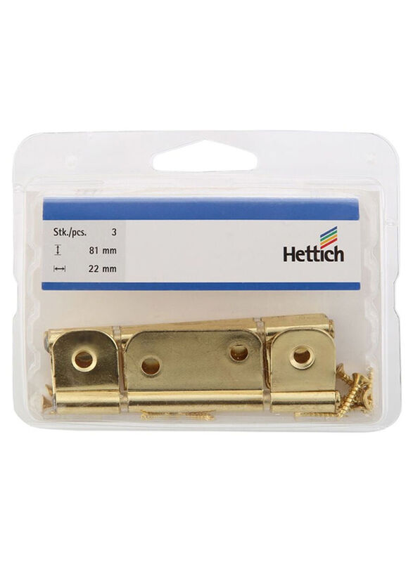 Hettich Louvre Type Hinges, Gold