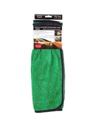 HMW 2 Piece Premium Microfiber Professional Towels, Green