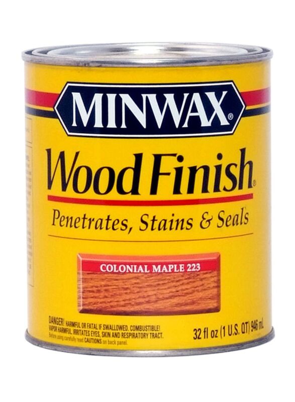 Minwax Wood Finish Penetrating Stain, 1 Quart, Colonial Maple 223