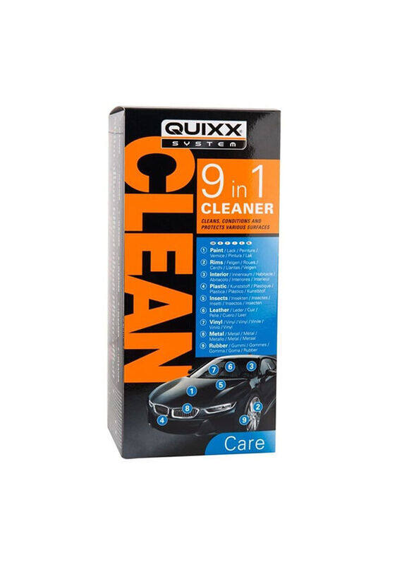 

Quixx 500ml System 9-In-1 Car Cleaner