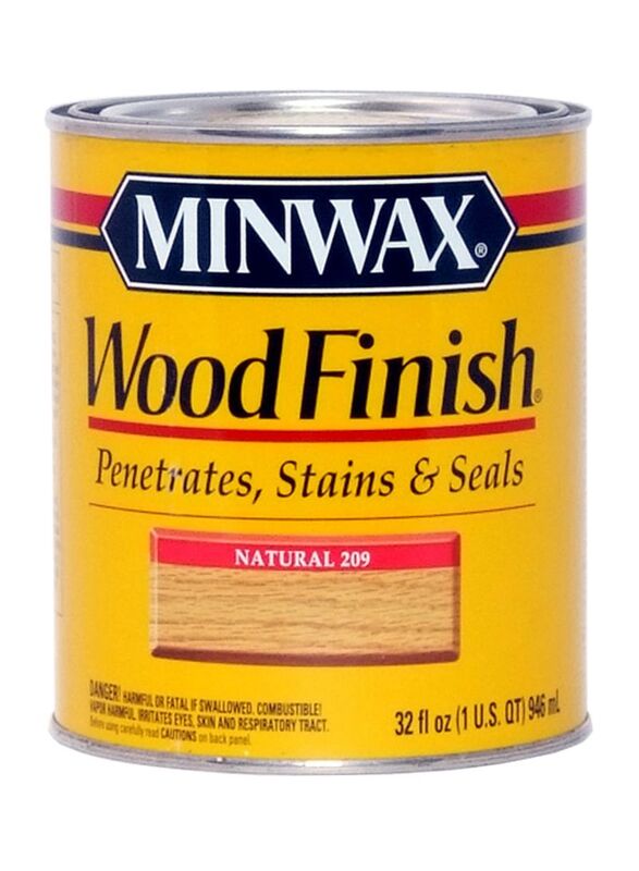 Minwax Wood Finish Penetrating Stain, 1 Quart, Natural 209