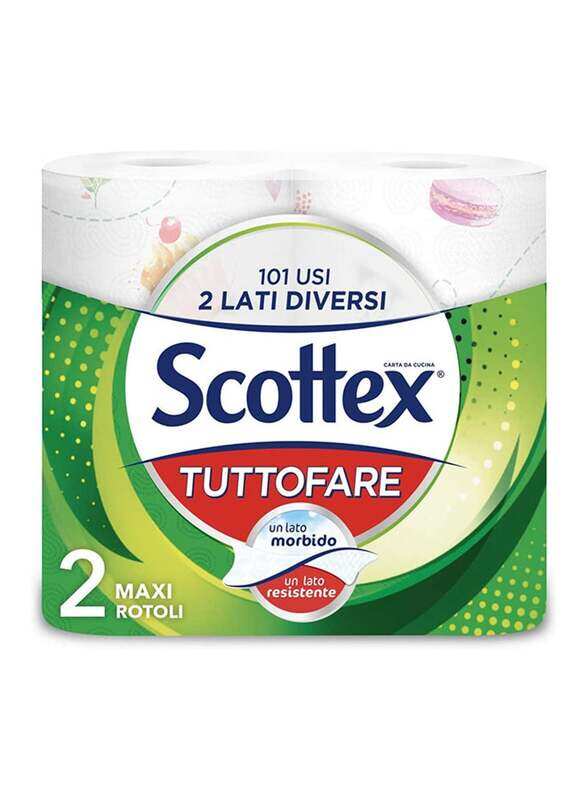 Scottex Kitchen Towel, 22 x 27 x 13cm, 2 Rolls