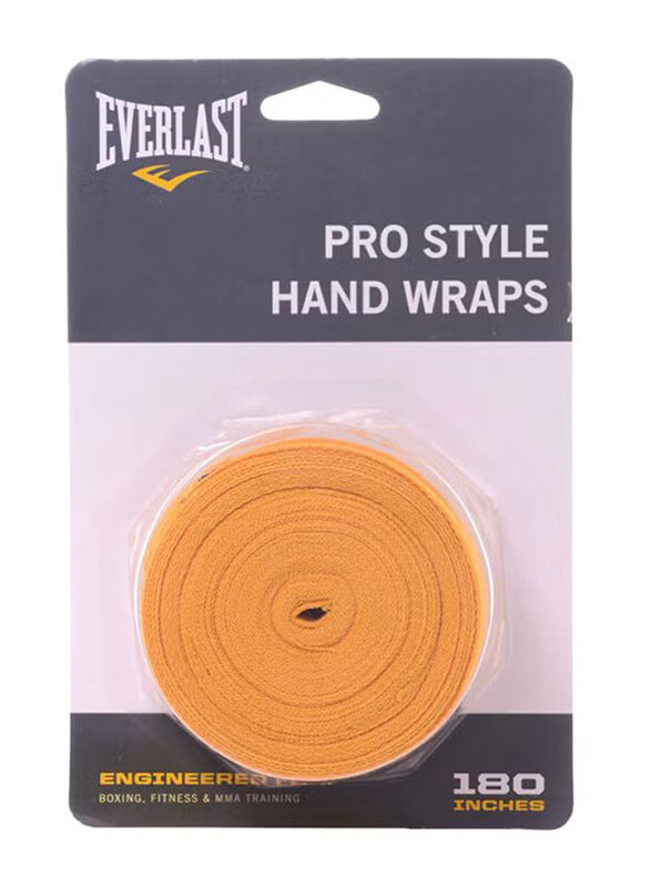 

Everlast Pro Style Hand Wrap, 180 inch, Orange