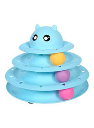 Chong Chong Baobel Tower Tracks Cat Toy With Balls, Multicolour