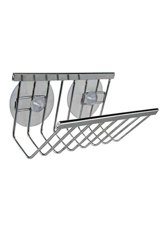 Inter Design Stainless Steel Vertical Soap Holder, Silver