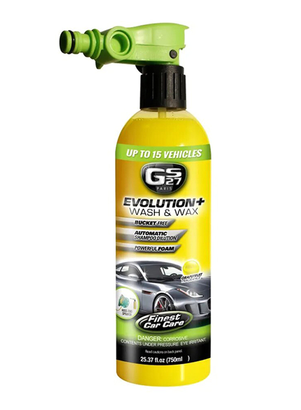 GS27 Paris 750ml Evolution+ Wash and Wax Car Cleaner