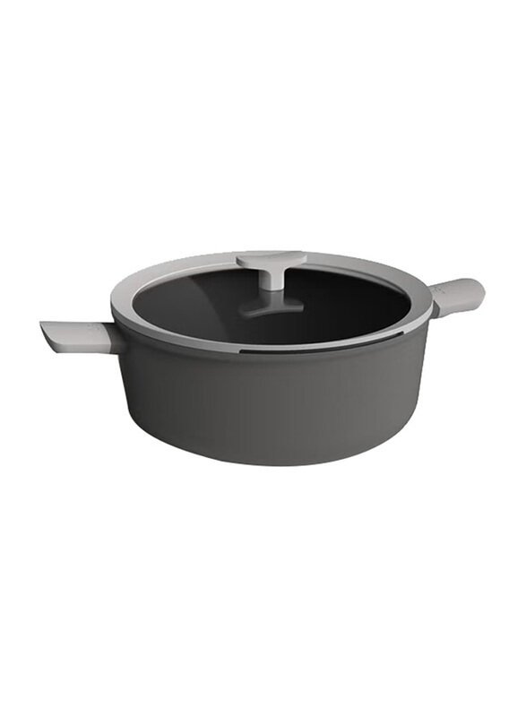 

Berghoff 28cm Leo Line Covered Stockpot, 3950170, Grey