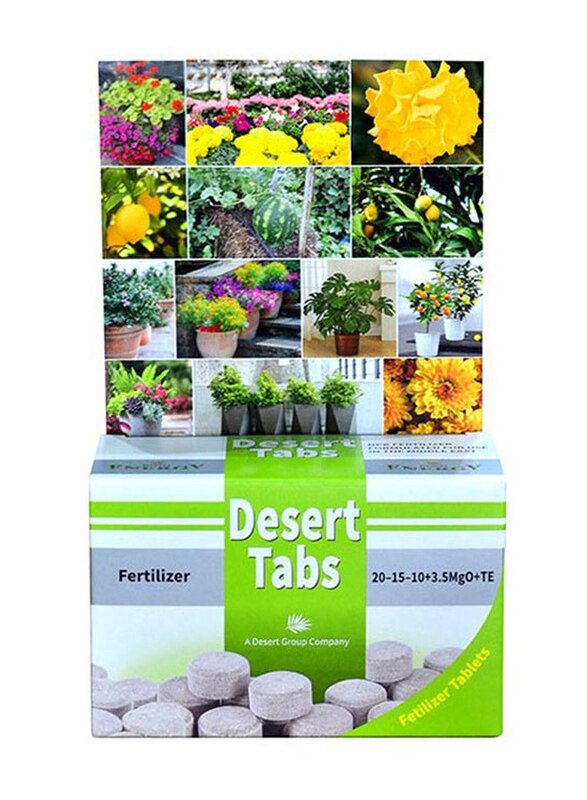 

Desert Energy Fertilizer Tabs Plant Care Growth Essential, 250gm, Multicolour
