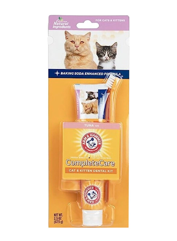 

Arm & Hammer Complete Care Cat & Kitten Dental Kit, 67.5g, Multicolour