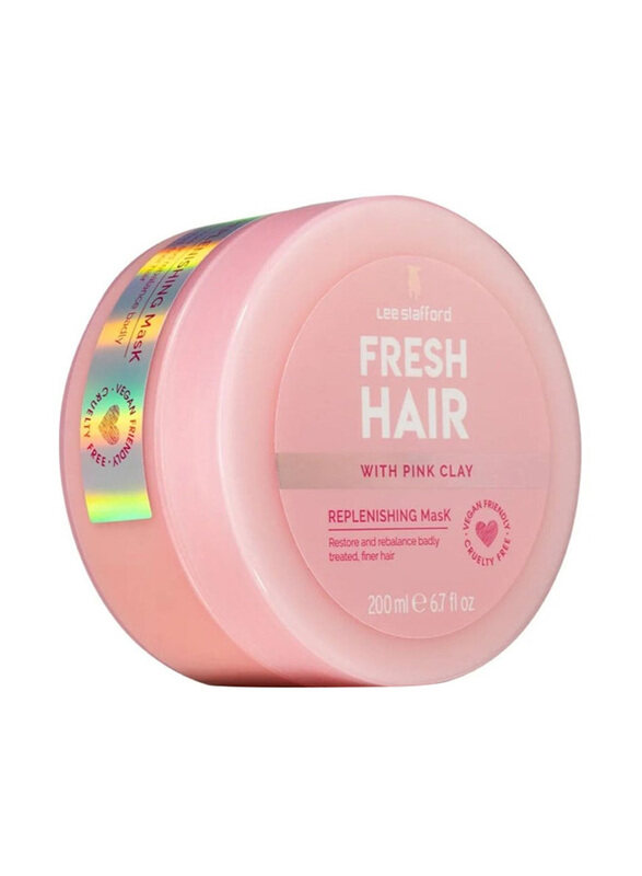 

Lee Stafford Hair Mask Treatment with Pink Clay for All Hair Types, 200ml