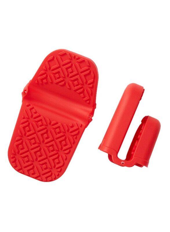

Core 2-Piece Silicone Oven Mitt, Red