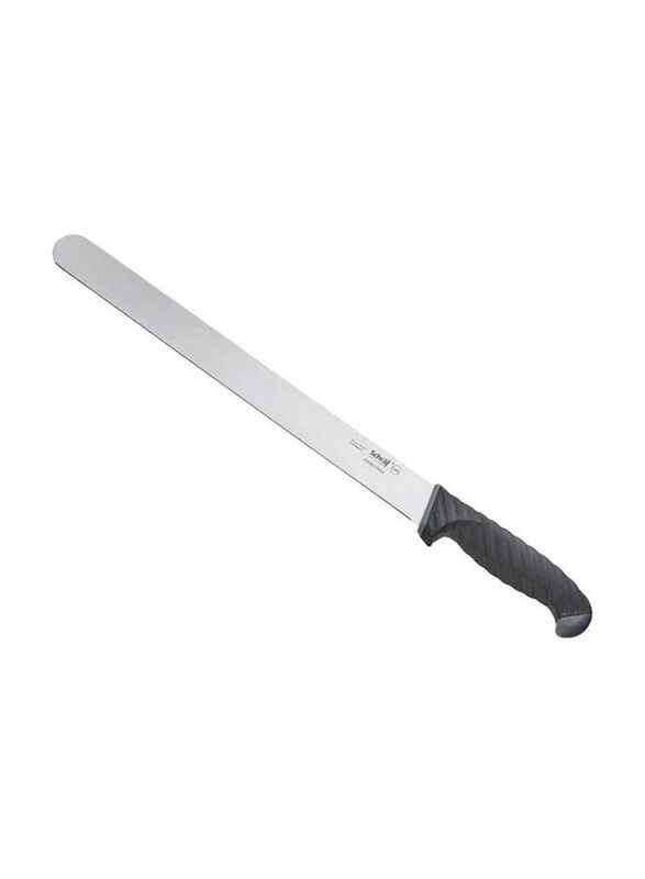 

Schraf Cutlery 14-inch Smooth Edge Slicing Knife, Black