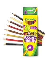 Crayola 8-Piece Coloured Pencils, Multicolour