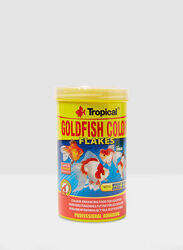 Tropical Gold Fish Colour Flakes Fish Dry Food, 500ml
