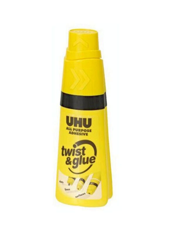 UHU Twist And Glue All Purpose Adhesive, 35ml, White