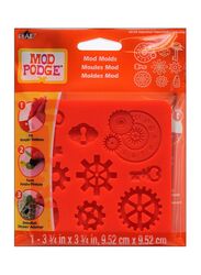 Plaid Mod Podge Mod Mold, Industrial Orange