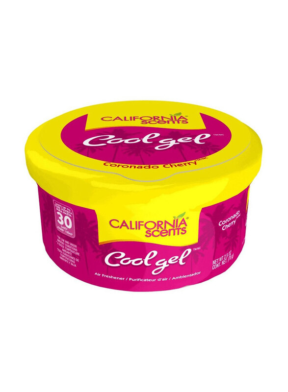 

California Scents 70gm Cool Gel Coronado Cherry Air Fresheners, Pink